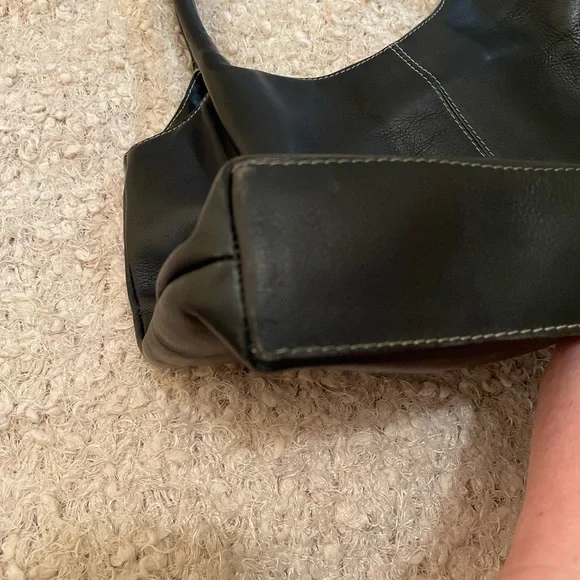 J Jill Black Leather Bag - Picture 4 of 12